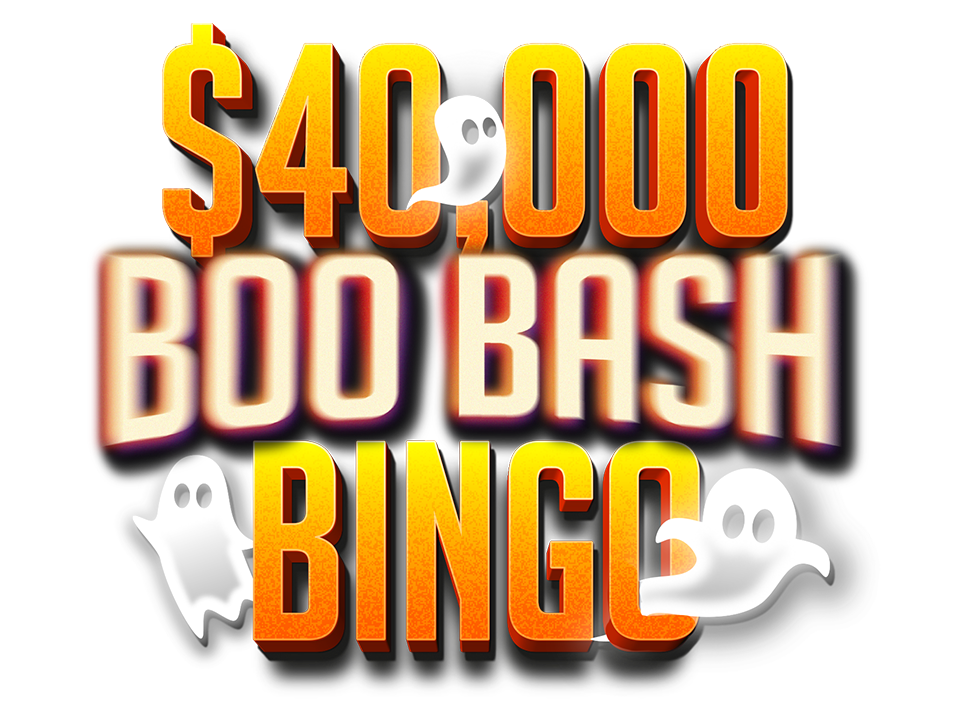$40,000 Boo Bash Bingo