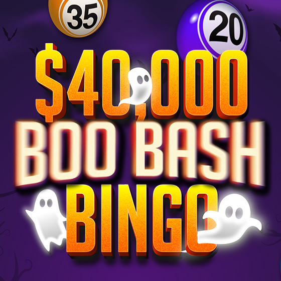 $40,000 Boo Bash Bingo