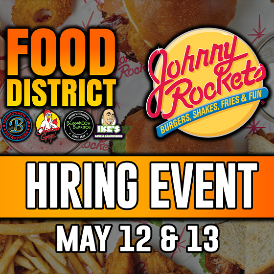 Join Our Team at the Food District & Johnny Rockets!