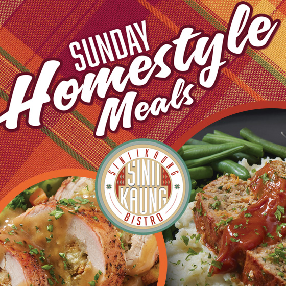 Upcoming Sunday Homestyle Meals