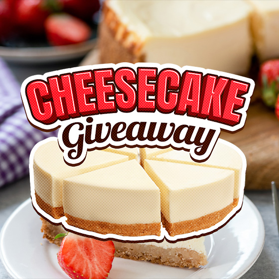 Cheesecake Giveaway