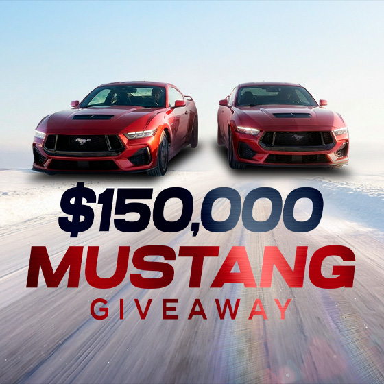 $150,000 Mustang Giveaway