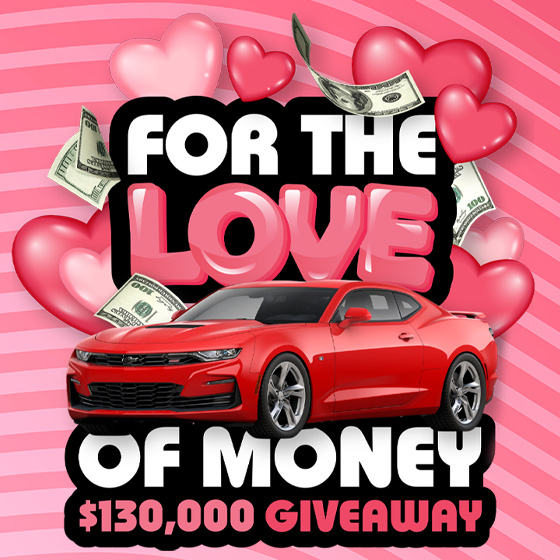 For the Love of Money $130,000 Giveaway
