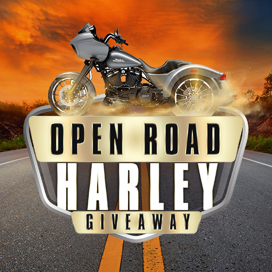 Open Road Harley Giveaway